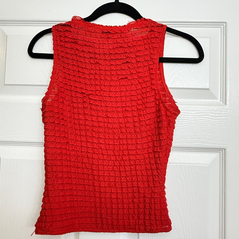 Red Knit Two-Piece Set - Picture 5 of 6